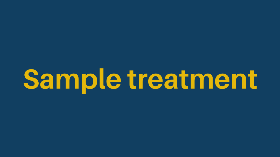 Sample treatment - with MTC for Anemia